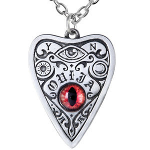 Legends Jewelry - Ouija Planchette Eye Necklace Pendant Goth Witch Legends Jewelry - Ouija Planchette Eye Necklace Pendant Goth Witch